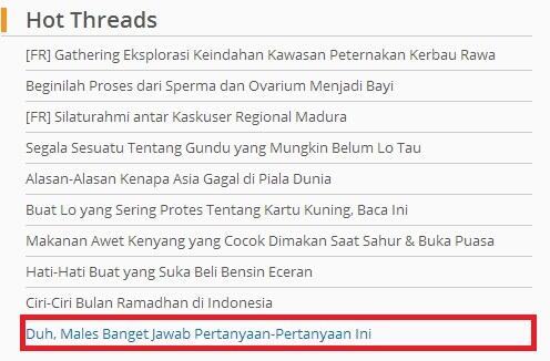 4 Pertanyaan yang Bikin Kita Pengen Nonjok Penanyanya