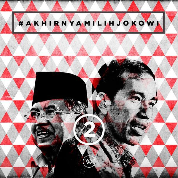 #AkhirnyaMilihJokowi Trending Topic Worldwide