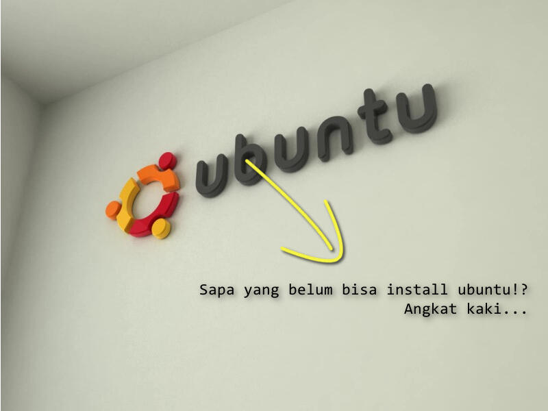 &#91;Video book&#93; Hayuk siapa yang belum bisa install ubuntu? Angkat tangan!