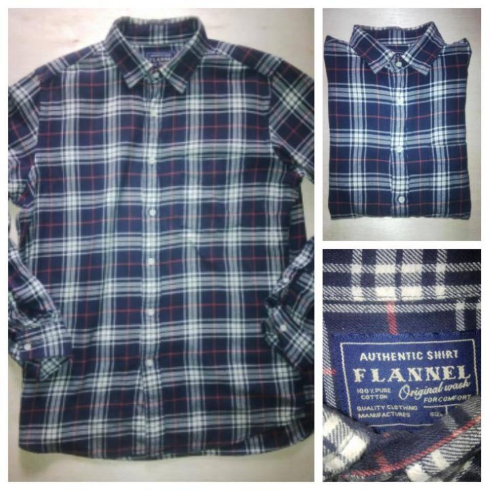 FLANNEL UNIQLO, AUTHENTIC UNIQLO, UNIQLO NE WOVEN, UNIQLO FIT (HARGA BURUH)