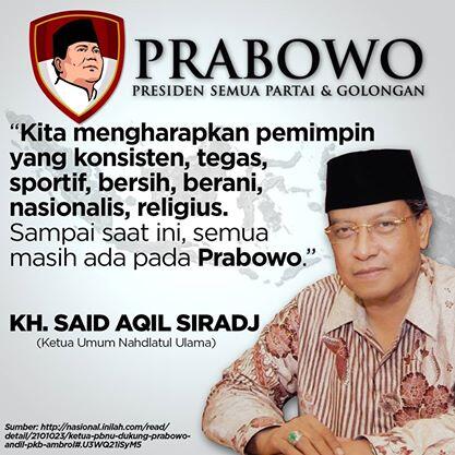 ANE PILIH PRABOWO KARENA ...