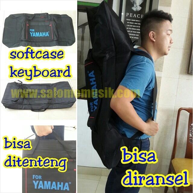 Jual softcase keyboard yamaha kualitas bagus dan bisa diransel gan