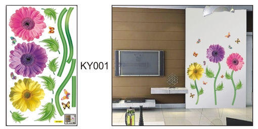 Wallsticker dinding / decor kamar / decor rumah / ukuran 60x30 / murah