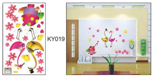 Wallsticker dinding / decor kamar / decor rumah / ukuran 60x30 / murah