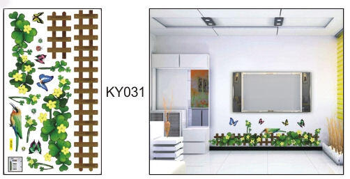 Wallsticker dinding / decor kamar / decor rumah / ukuran 60x30 / murah