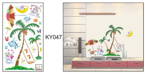 Wallsticker dinding / decor kamar / decor rumah / ukuran 60x30 / murah