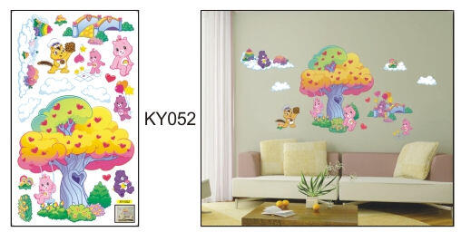 Wallsticker dinding / decor kamar / decor rumah / ukuran 60x30 / murah
