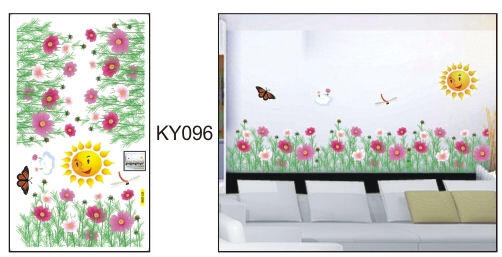 Wallsticker dinding / decor kamar / decor rumah / ukuran 60x30 / murah