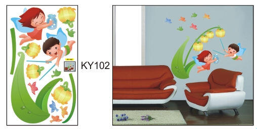 Wallsticker dinding / decor kamar / decor rumah / ukuran 60x30 / murah