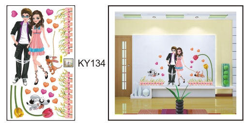 Wallsticker dinding / decor kamar / decor rumah / ukuran 60x30 / murah