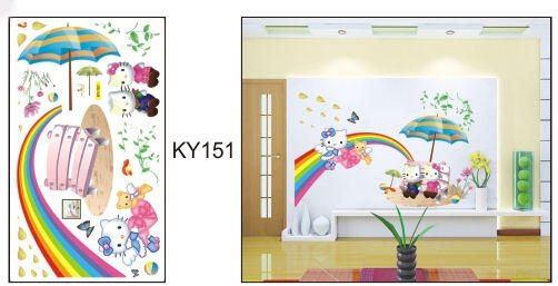 Wallsticker dinding / decor kamar / decor rumah / ukuran 60x30 / murah