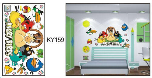 Wallsticker dinding / decor kamar / decor rumah / ukuran 60x30 / murah
