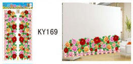 Wallsticker dinding / decor kamar / decor rumah / ukuran 60x30 / murah