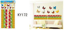 Wallsticker dinding / decor kamar / decor rumah / ukuran 60x30 / murah