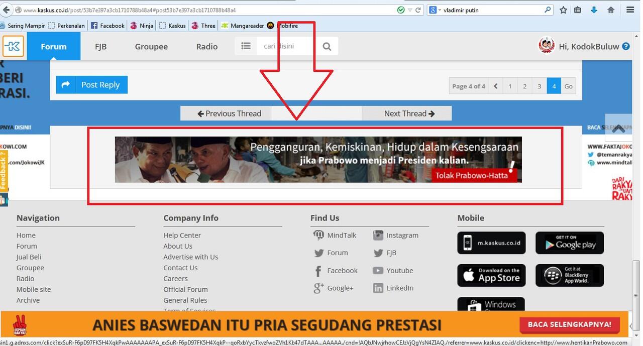 KASKUS NGELAKUIN BLACK CAMPAIGN KE PRABOWO-HATTA!!