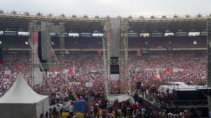 Apa yang terjadi ketika wowo melihat lautan massa di GBK nanti sore?