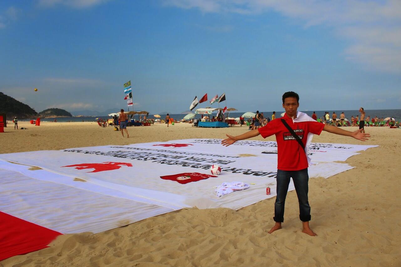 Wow!!! Aksi Dukungan untuk Indonesia menjadi tuan rumah piala dunia 2022 Oleh MSBI