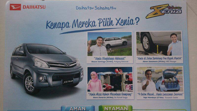 kenapa mereka pilih XENIA untuk lebaran