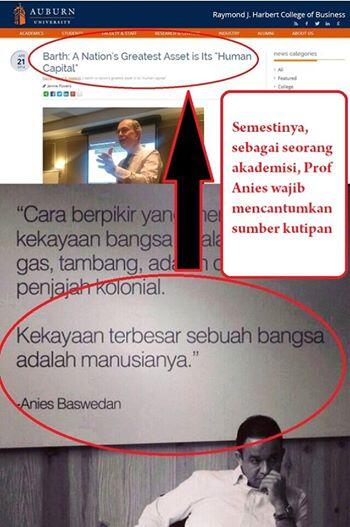 anies baswedan itu pria segudang prestasi tapi koq plagiat?