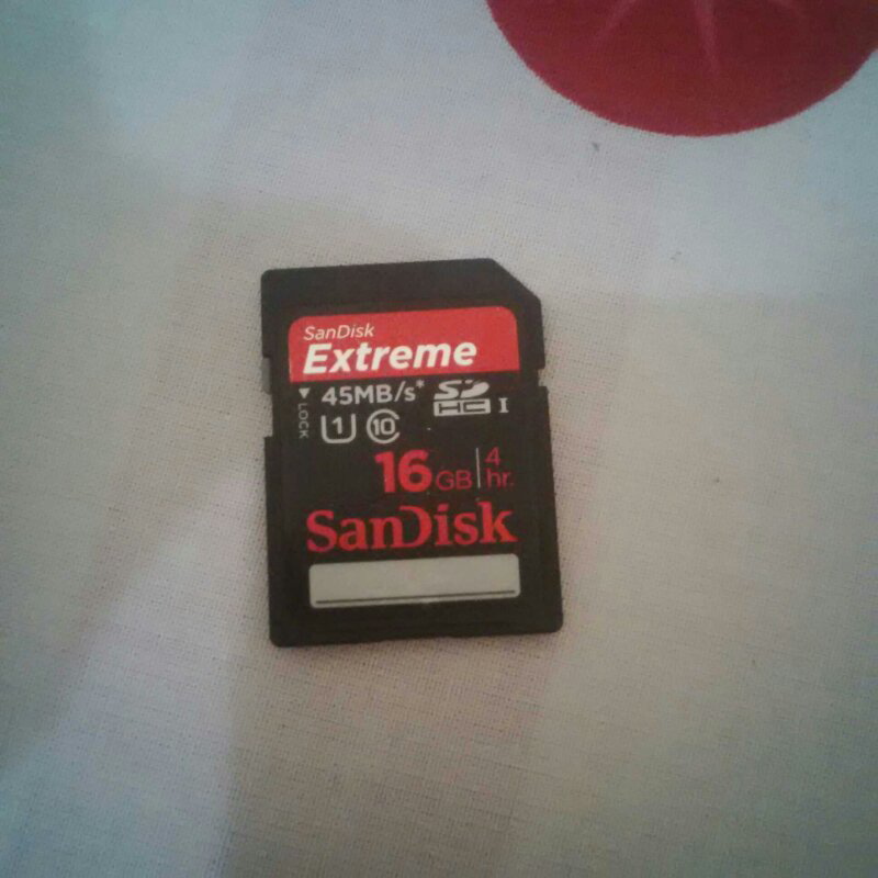 Sale Memory CF Sandisk extreme 16gb 60mb/s dan SD sandisk extreme