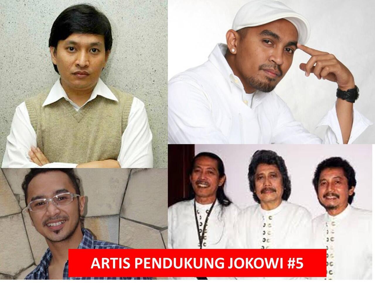 (TERGUNCANG!!!) ARTIS PENDUKUNG JOKOWI DAN PRABOWO