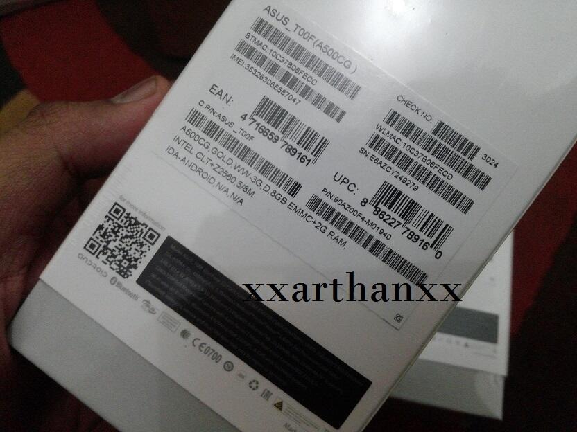 Cari ASUS ZENFONE 5 BATCH 2 A500CG 2GHZRAM2GBGOLD & RED 