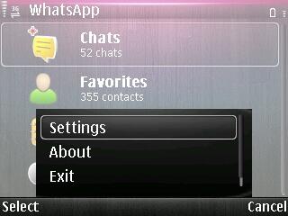Review Whatsapp on Nokia Symbian S60V3 (+PIC)