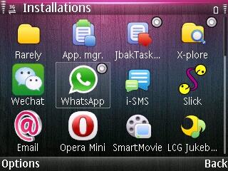 Review Whatsapp on Nokia Symbian S60V3 (+PIC)