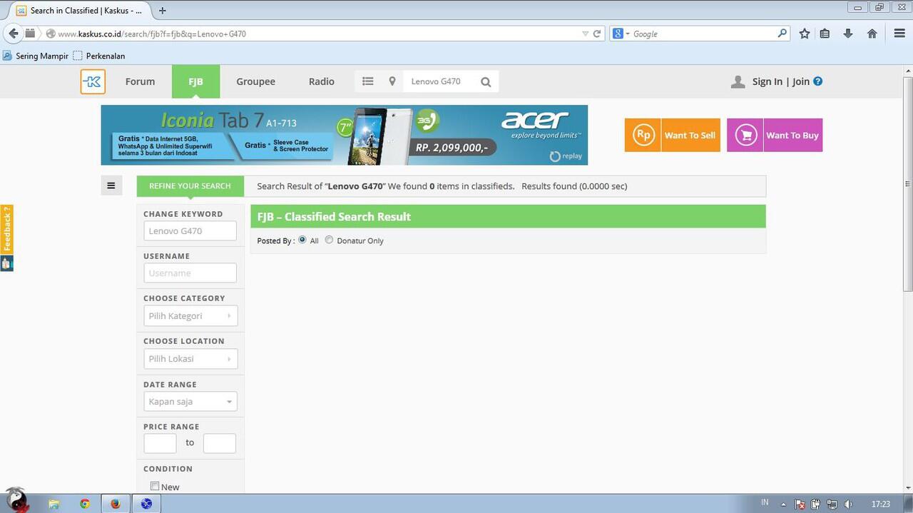 Search FJB Kaskus kok jadi gini?