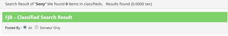 Search FJB Kaskus kok jadi gini?