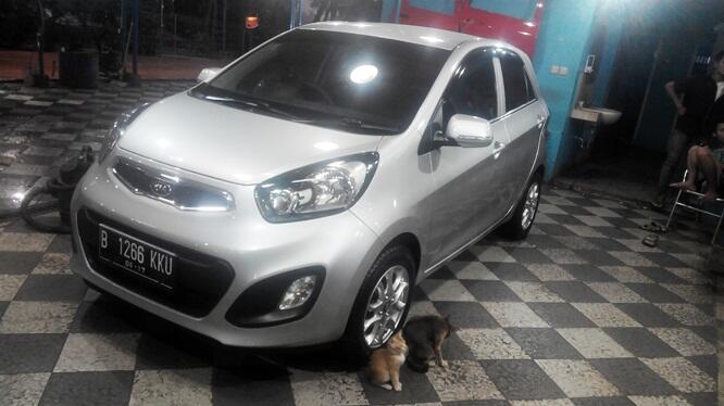 Jual Cepat KIA All New Picanto A/T 2012 Silver Mulussss 99%