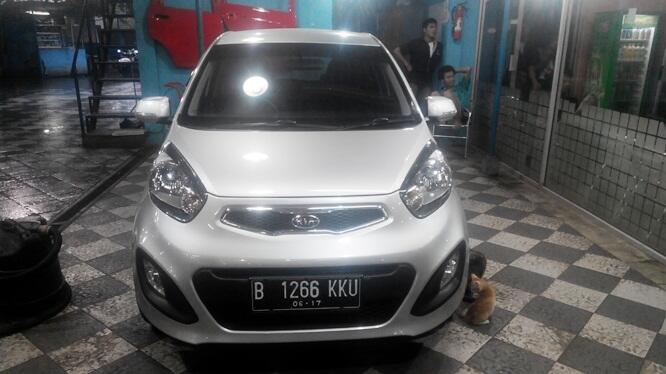 Jual Cepat KIA All New Picanto A/T 2012 Silver Mulussss 99%