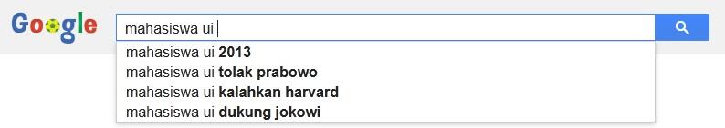 Mahasiswa Indonesia di mata Google