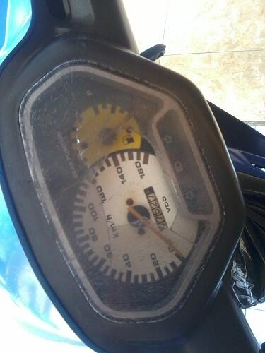 Motor Suzuki Shogun 110 Biru 2003 Murah