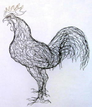 &#91;WIRE ART&#93; Seni Ini Dari Kawat Semua Gan