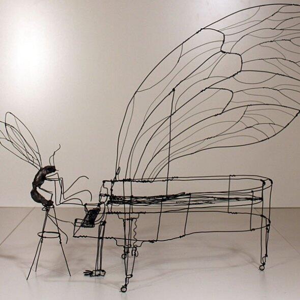 &#91;WIRE ART&#93; Seni Ini Dari Kawat Semua Gan