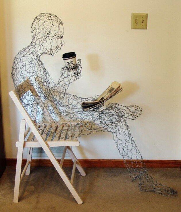 &#91;WIRE ART&#93; Seni Ini Dari Kawat Semua Gan