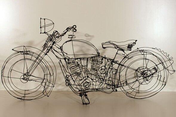 &#91;WIRE ART&#93; Seni Ini Dari Kawat Semua Gan