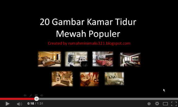 Video Inspiratif tentang rumah minimalis