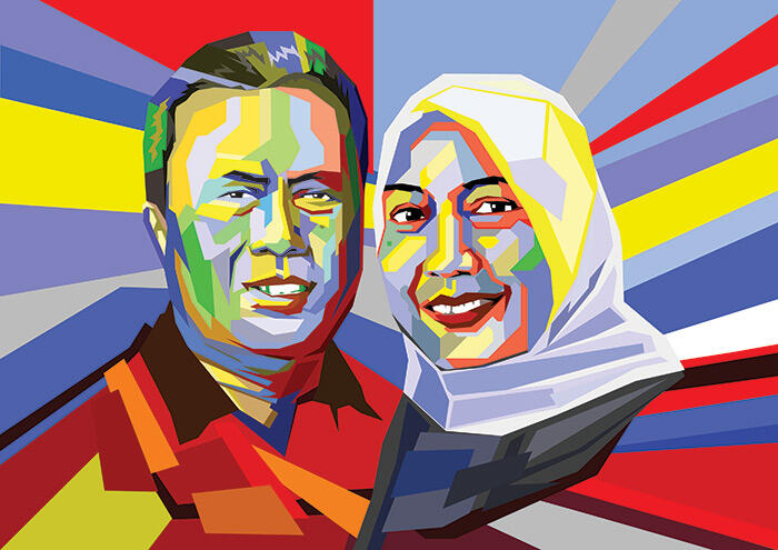 Jasa Lukis Karikatur Digital dan WPAP/Pop Art/Vector Art
