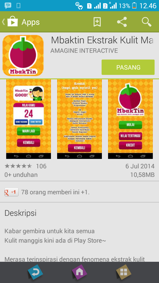 KABAR GEMBIRA UNTUK KITA SEMUA KULIT MANGGIS KINI ADA "GAMESNYA"