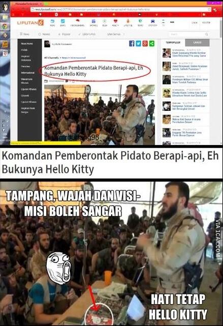 Komandan Perang Irak, Kobarkan Pidato Perang, Tp Bukunya Hellaw Kiti, Yaelah....