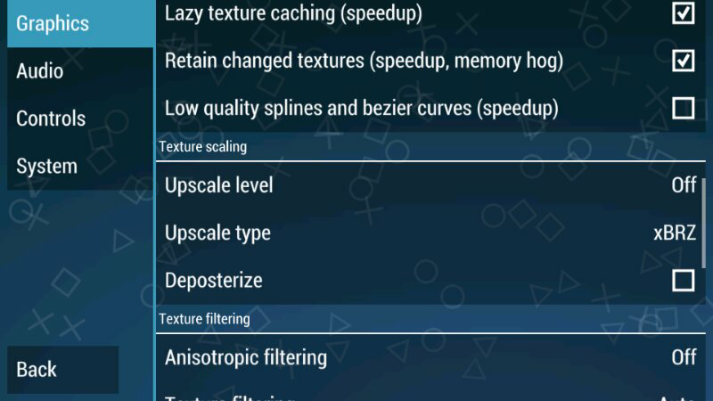 Setting PPSSPP android 0.9.8 + gameplay