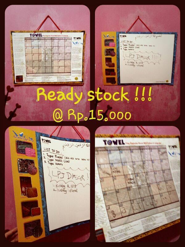 Papan Jadwal dengan Nuansa Budaya (TOWEL)