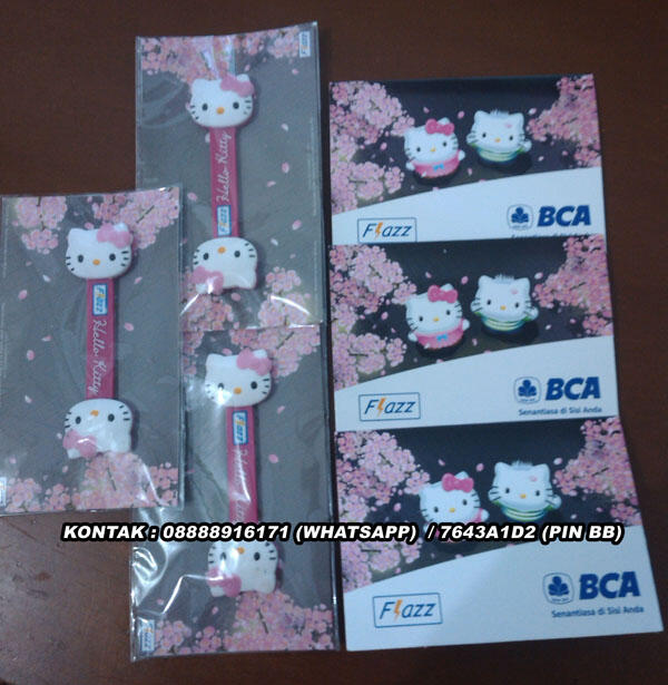 Terjual (NEW) Kartu Flazz BCA Hello Kitty Sakura [limited 