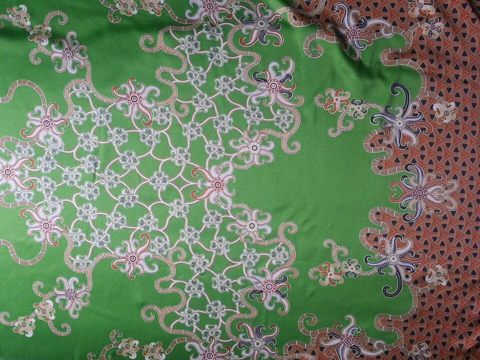 Batik Kaltim hijau