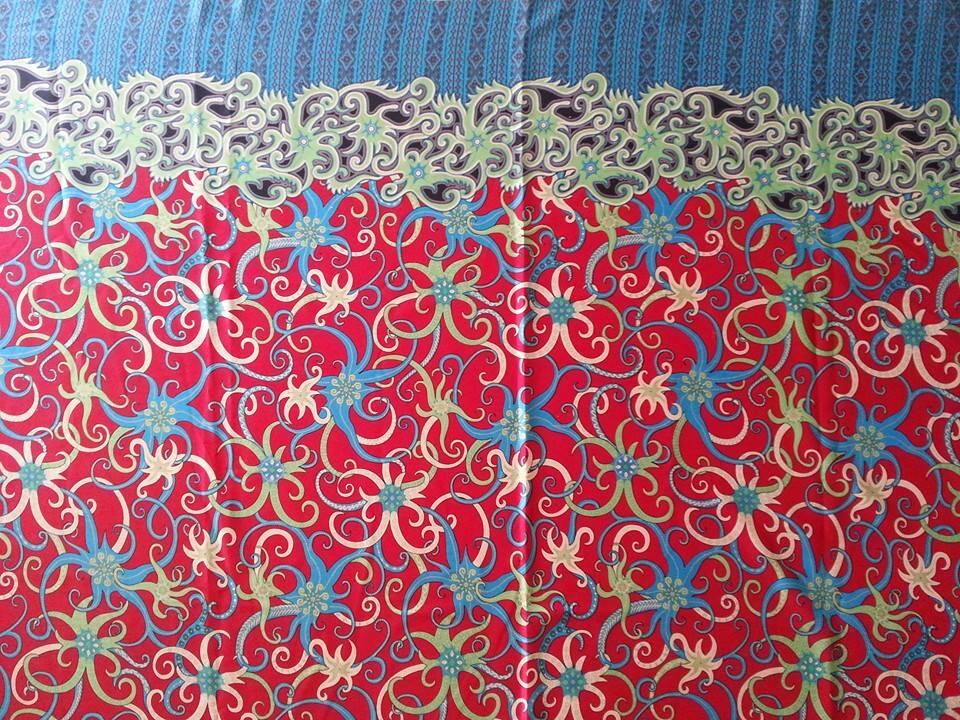 Batik Kaltim hijau