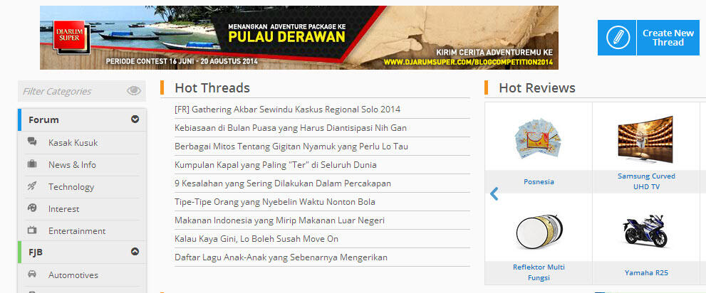 (GoogleChrome) Cara normalin iklan di Kaskus dari Black Campaign