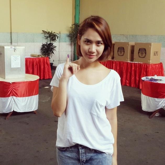 Foto Selfie Artis Saat PilPres 9 Juli 2014