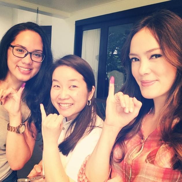Foto Selfie Artis Saat PilPres 9 Juli 2014